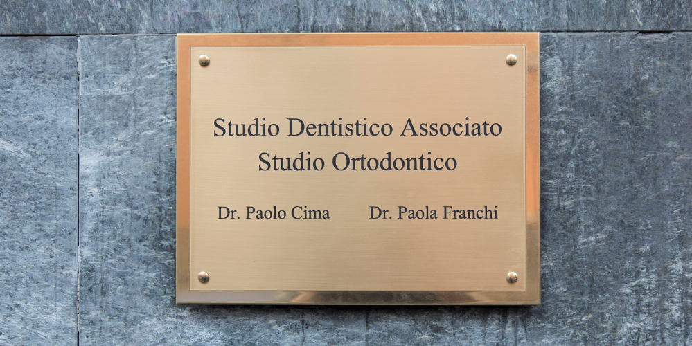 Studio Cima Franchi - targa