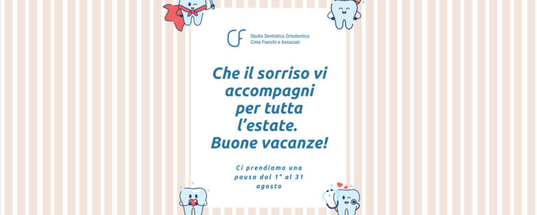 Buone vacanze!